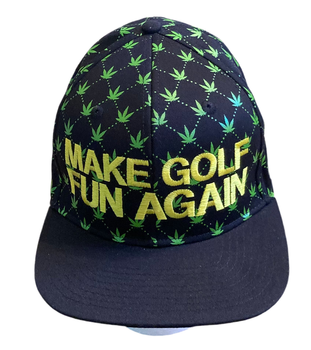 MAKE GOLF FUN AGAIN "The Flower" Flatbill | Yellow